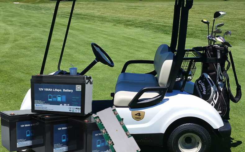 golf-cart-battery & BMS